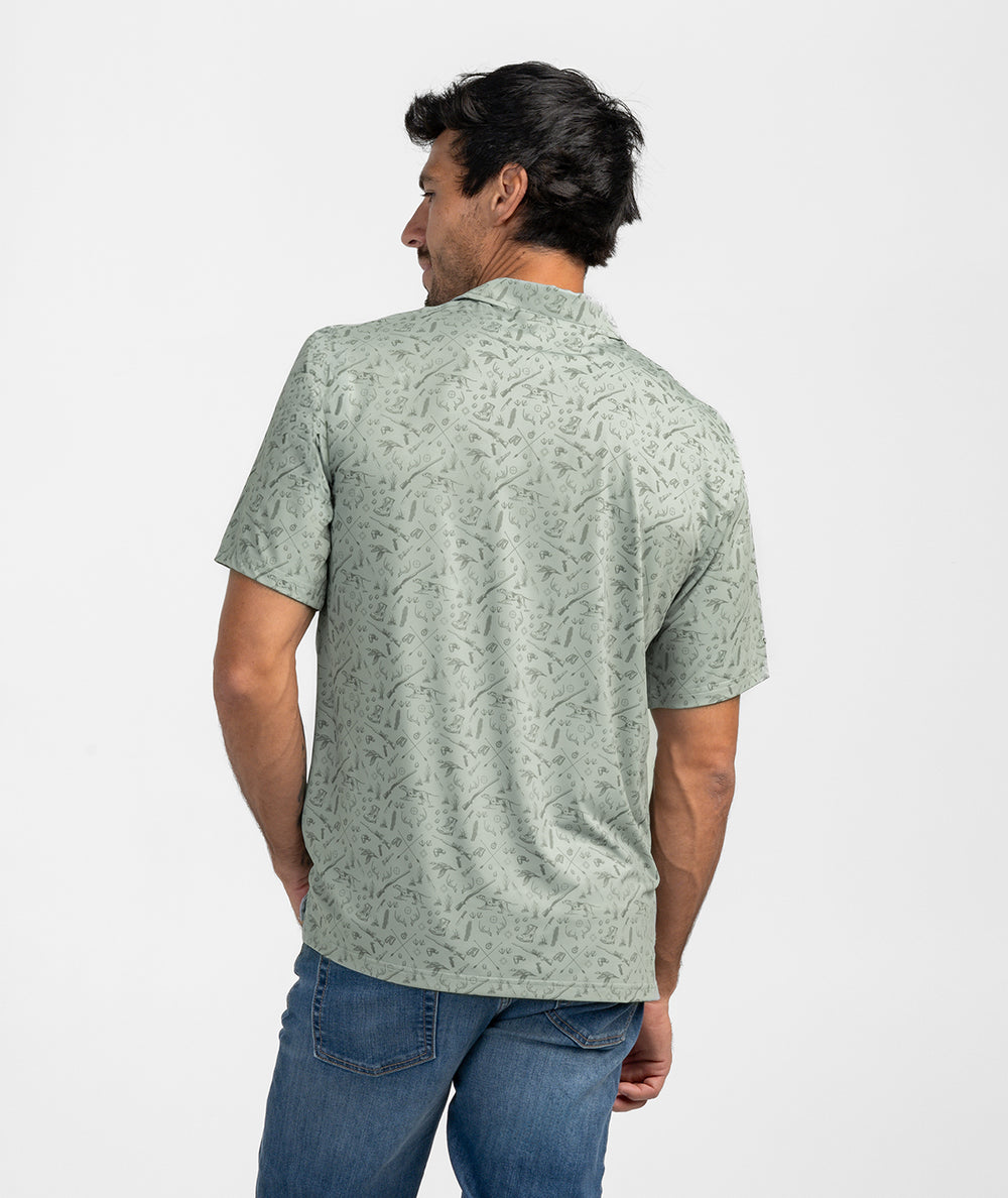 Men's Quack n Rack Printed Polo | Southern Southern Shirt Co.
