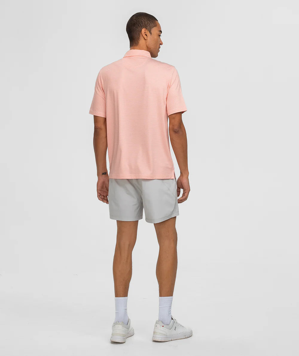 Men's Heather Madison Stripe Polo | Southern Shirt Co. Southern Shirt Co.