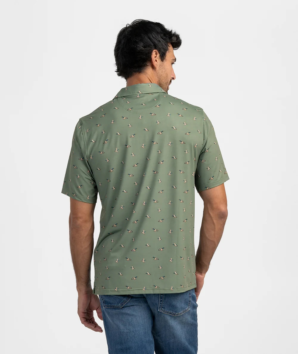 Men's Feathered Frenzy Printed Polo | Southern Southern Shirt Co.