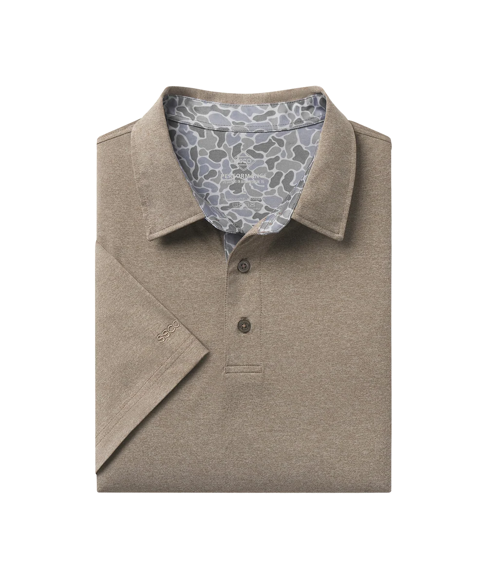 Men's Grayton Heather Polo | Southern Shirt Co. Southern Shirt Co.