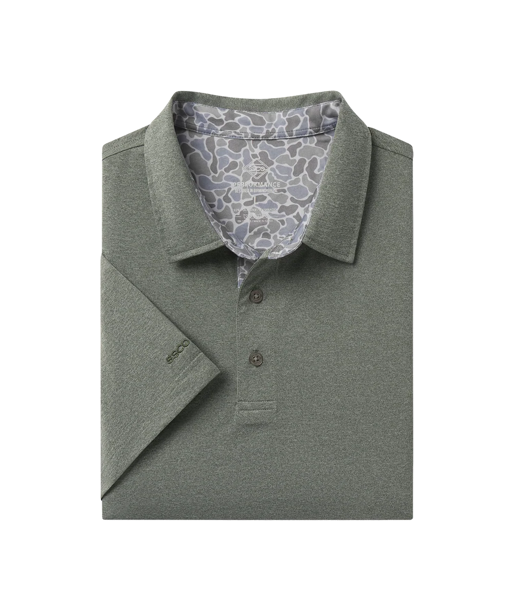 Men's Grayton Heather Polo | Southern Shirt Co. Southern Shirt Co.