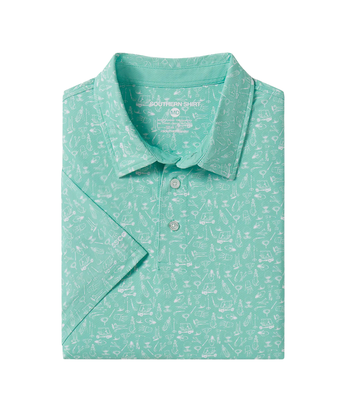 Men's MotionTech Printed Polo | Southern Shirt Co. Southern Shirt Co.