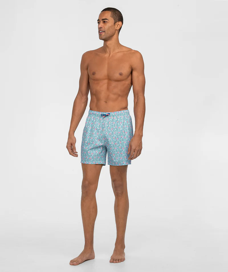 Men's Lets Flamingle Swim Shorts | Southern Shirt Co. Southern Shirt Co.