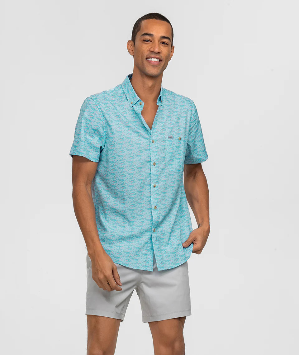 Men's Grand Slam Baja Short Sleeve Shirt | Southern Shirt Co. Southern Shirt Co.