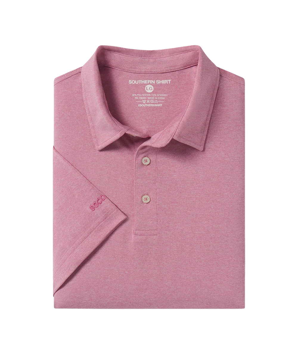 Men's Grayton Heather Polo | Southern Shirt Co. Southern Shirt Co.