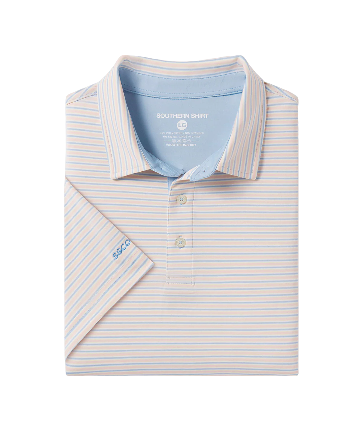 Men's Scoreboard Striped Polo | Southern Shirt Co. Southern Shirt Co.
