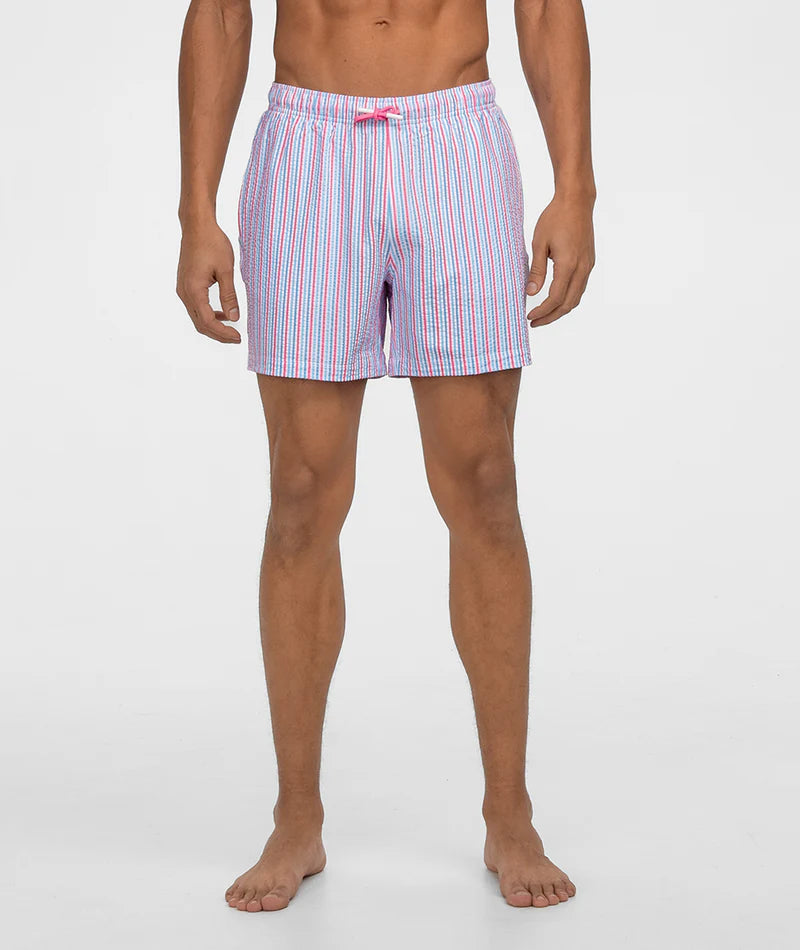 Men's Clubhouse Seersucker Swim Shorts | Southern Shirt Co. Southern Shirt Co.
