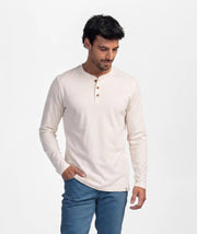 Men's Max Comfort Long Sleeve Henley | Southern Shirt Co. Southern Shirt Co.