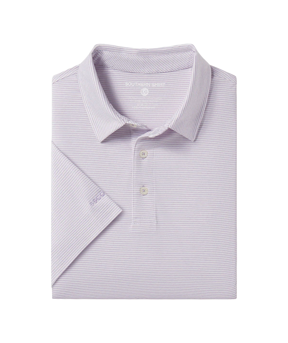 Men's Heather Madison Stripe Polo | Southern Shirt Co. Southern Shirt Co.