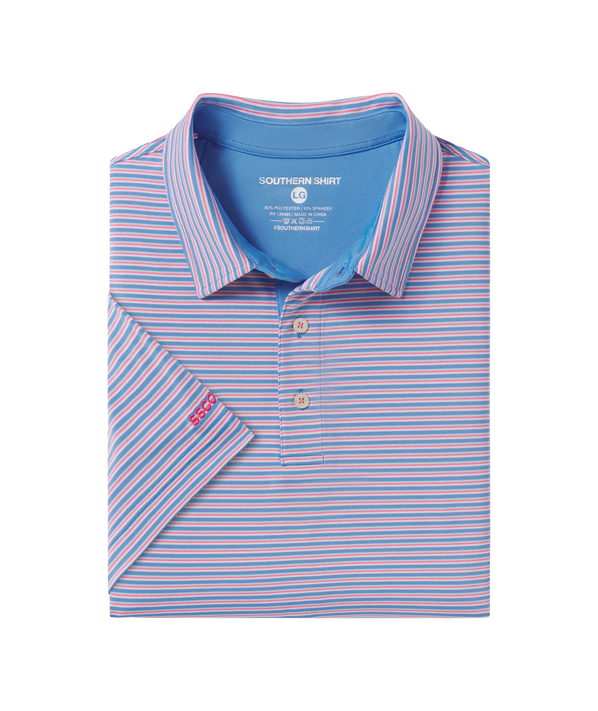 Men's Crestline Striped Polo | Southern Shirt Co. Southern Shirt Co.