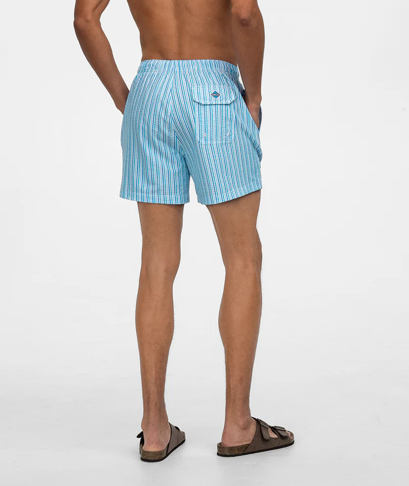 Men's Clubhouse Seersucker Swim Shorts | Southern Shirt Co. Southern Shirt Co.