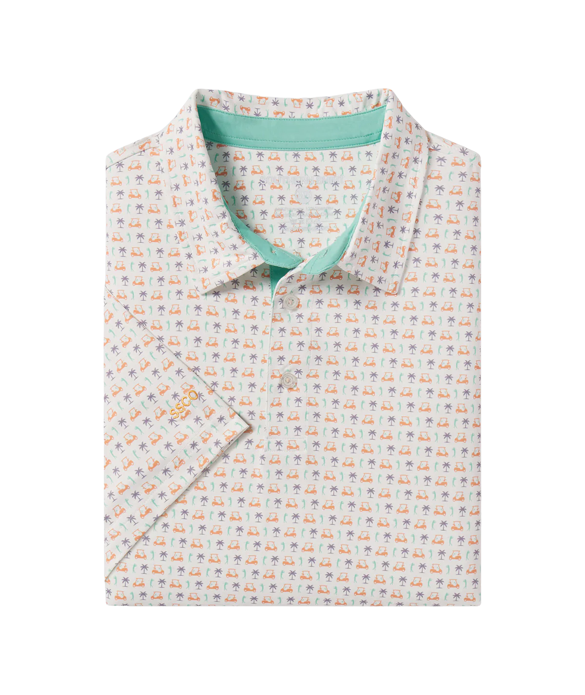 Men's Par Fore Printed Polo | Southern Shirt Co. Southern Shirt Co.