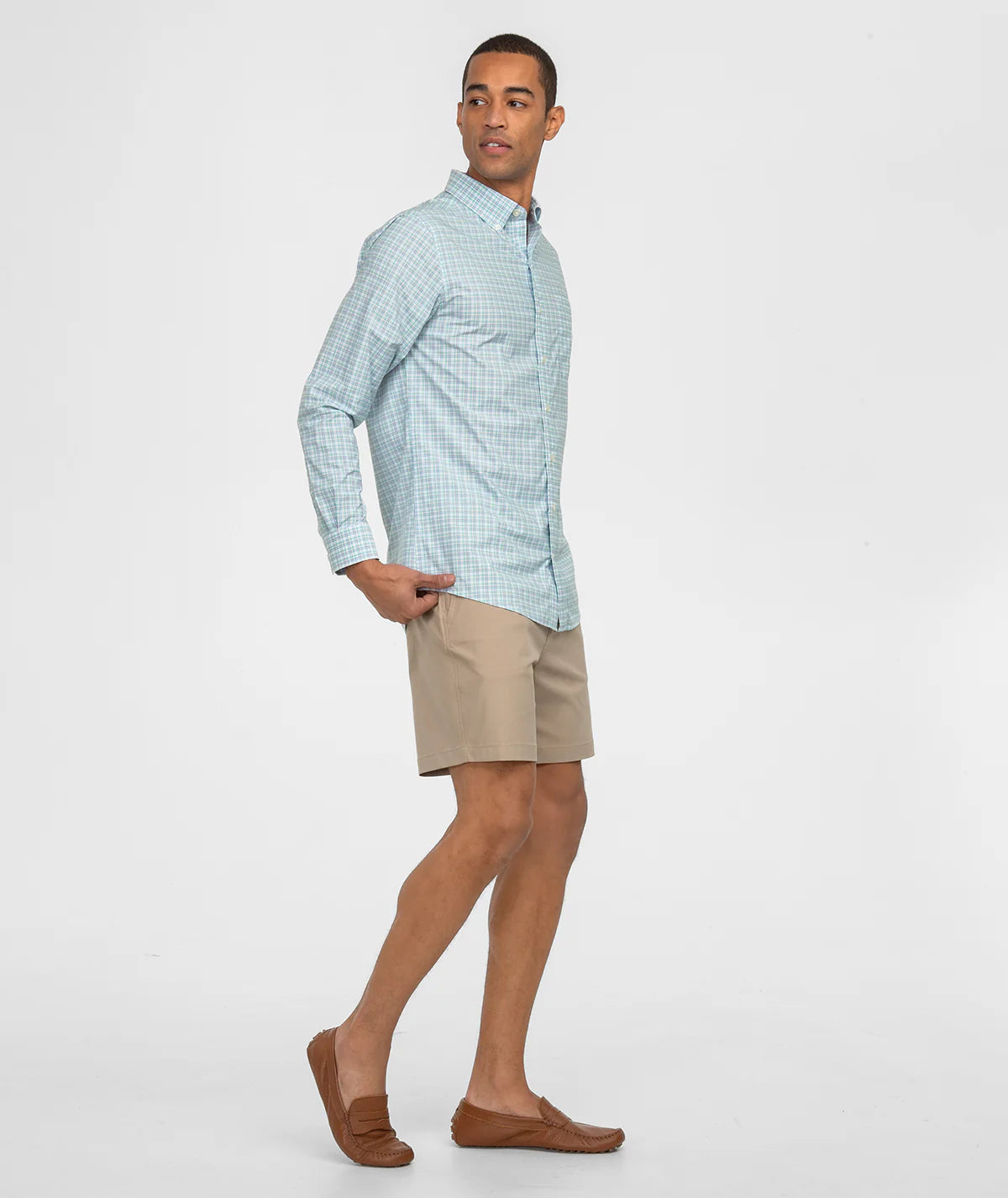 Men's Miramar Plaid Long Sleeve Shirt | Southern Shirt Co. Southern Shirt Co.