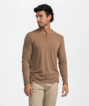 Men's Max Comfort Long Sleeve Henley | Southern Shirt Co. Southern Shirt Co.