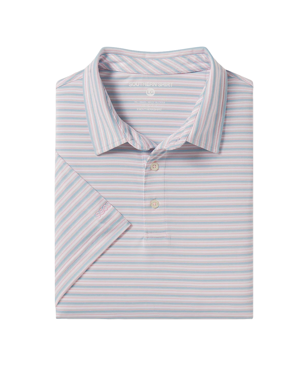Men's Tybee Stripe Polo | Southern Shirt Co. Southern Shirt Co.