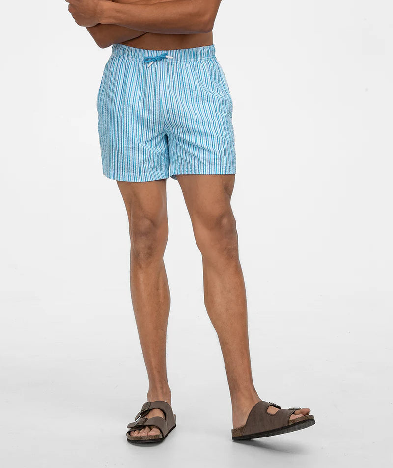 Men's Clubhouse Seersucker Swim Shorts | Southern Shirt Co. Southern Shirt Co.