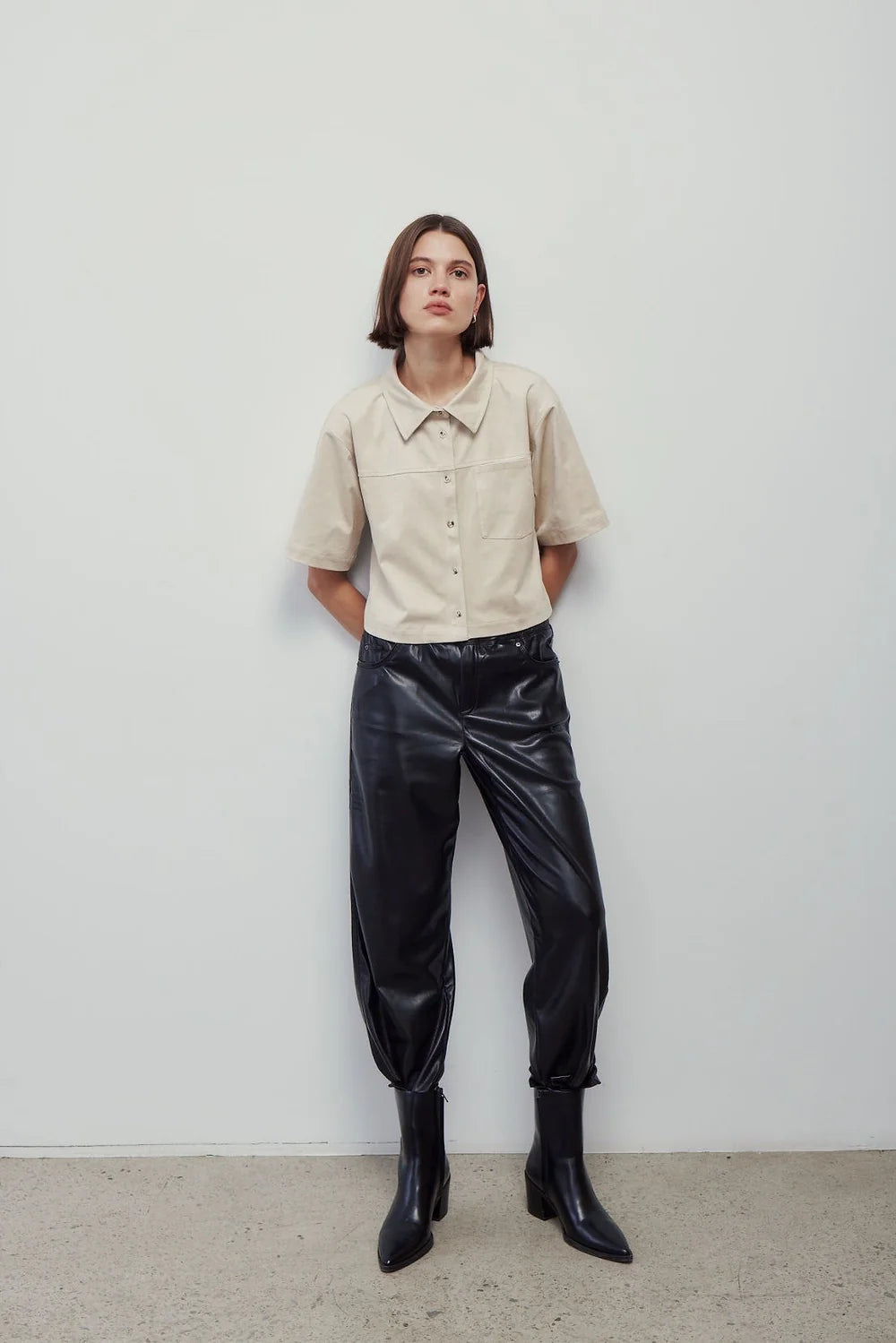 Gustave Faux Leather Trouser Melissa Nepton