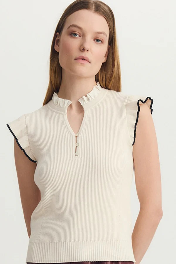 Ivey Short Sleeve Sweater Melissa Nepton
