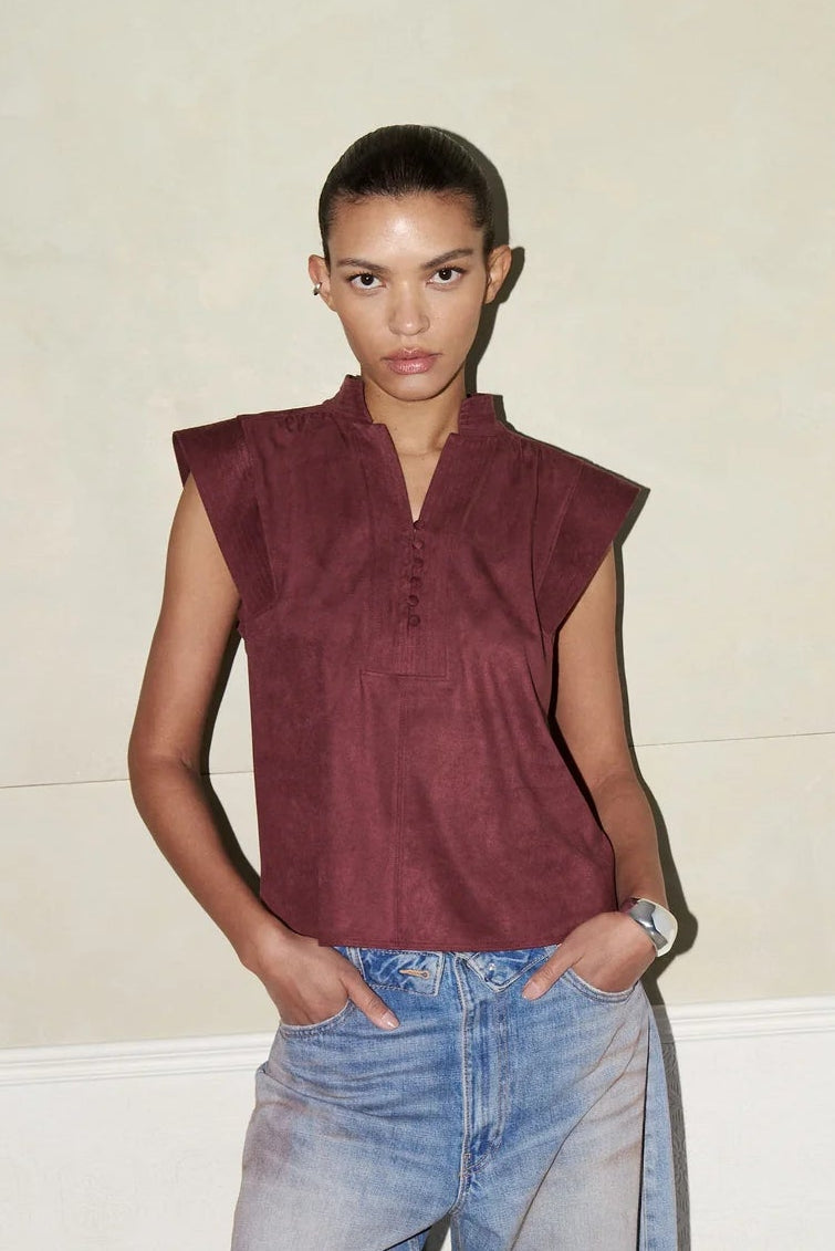 Quentin Suede Top Melissa Nepton