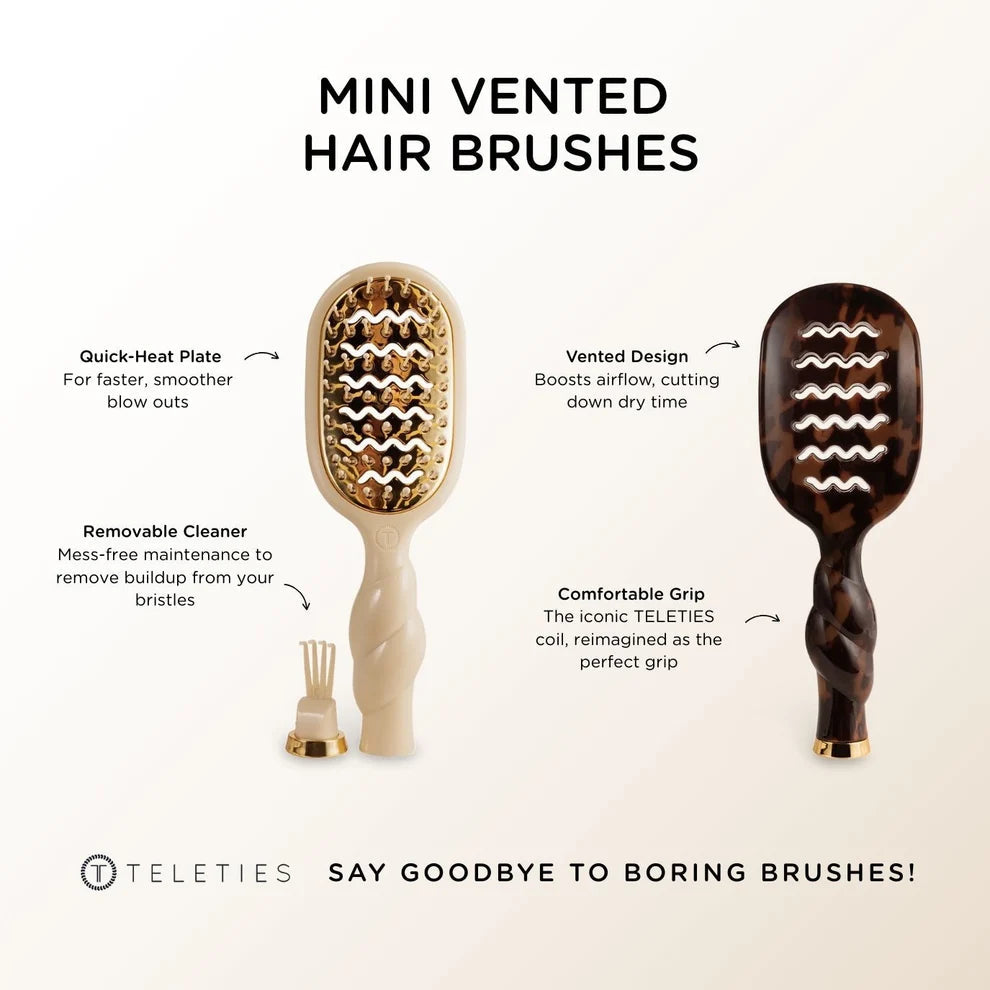 Mini Vented Hair Brush Teleties