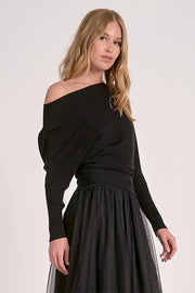 Off the Shoulder Sweater Elan