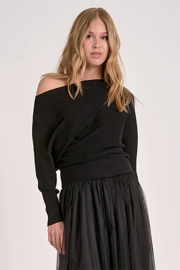 Off the Shoulder Sweater Elan