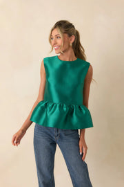 Morrigan Peplum Top Prosperina