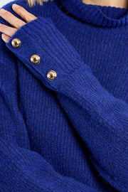 Gold Sleeve Detail Sweater Molly Bracken
