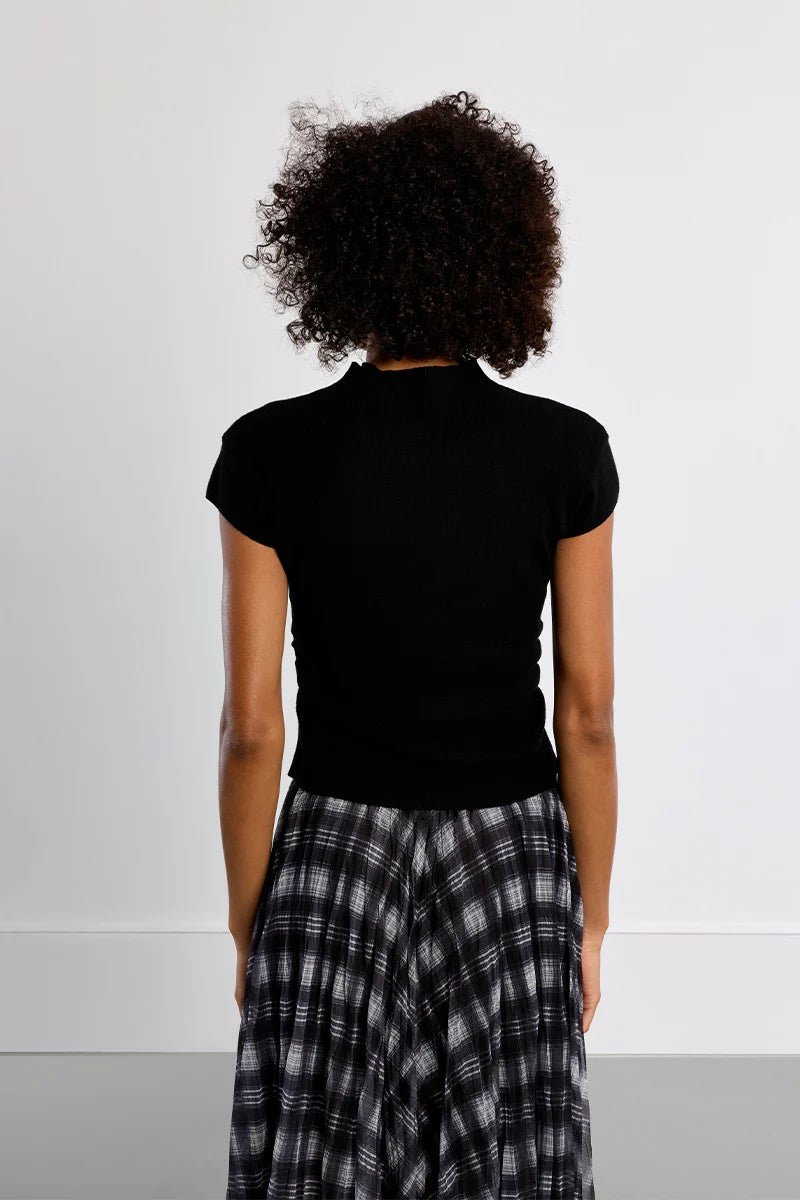 Short Sleeve Slim Sweater Molly Bracken