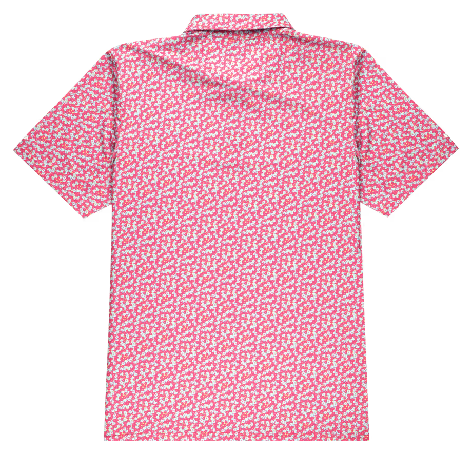 Cypress Printed Short-Sleeve Polo