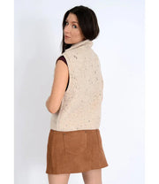 Enid Sleeveless Quarter-Zip Vest RD Style