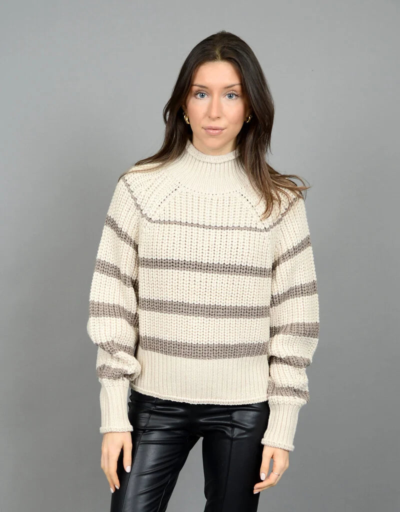 Hifza Raglan Mock Neck Sweater