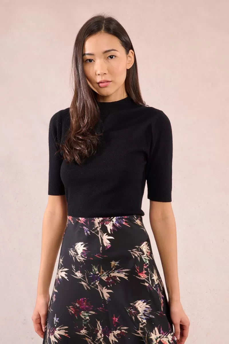 Ribbed Short Sleeve Sweater Molly Bracken