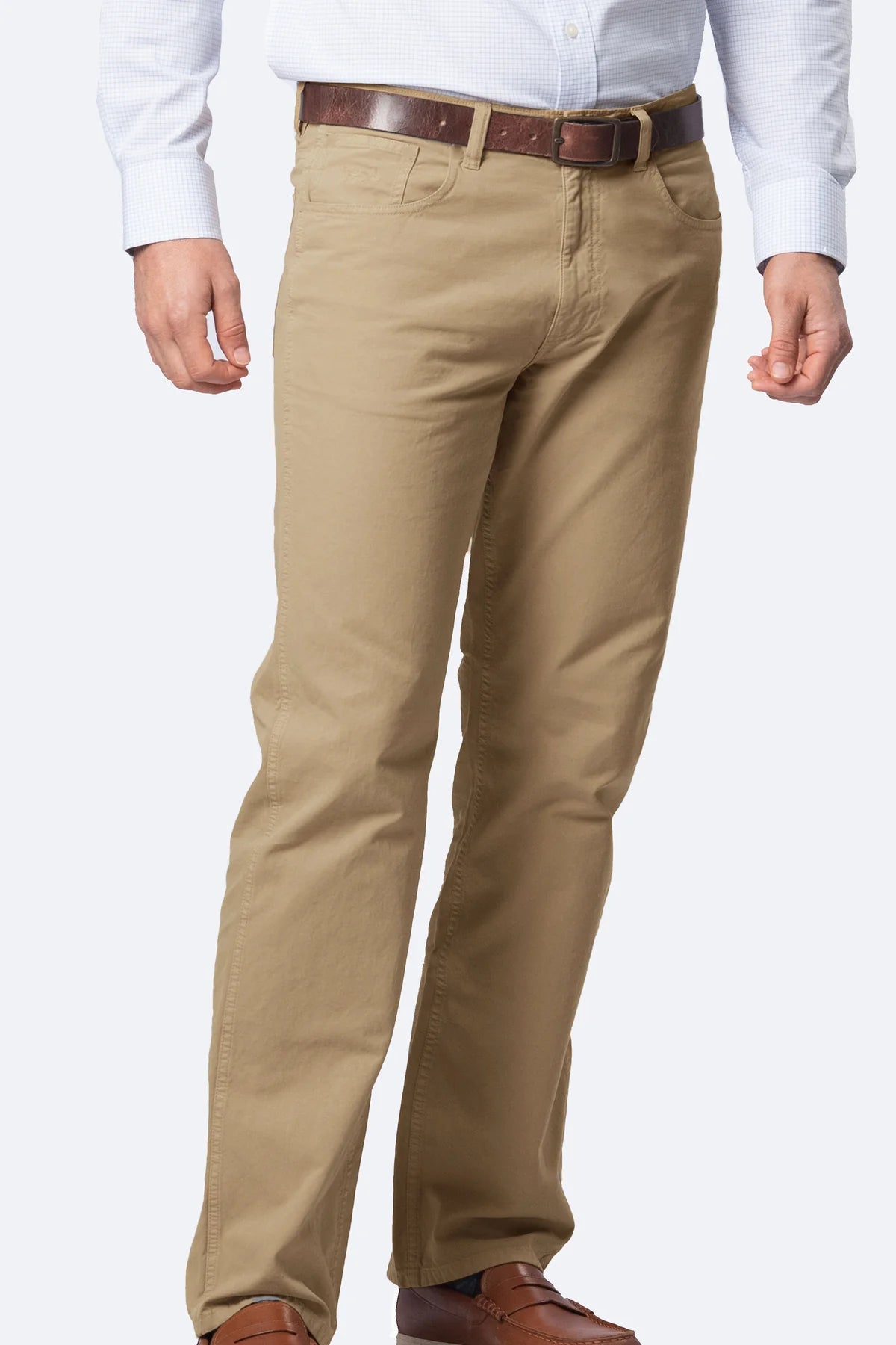 Men's Five Pocket Stretch Twill Pants | Coastal Cotton