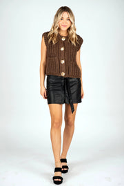 Chloe Sleeveless Sweater Sincerely Ours