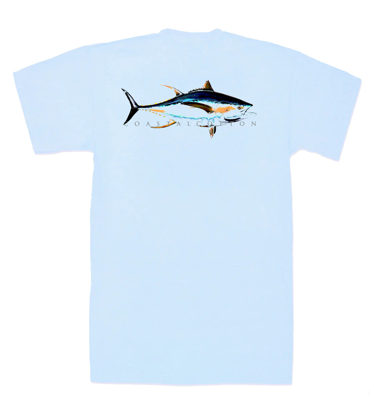 Neon Tuna Short Sleeve Pocket T-Shirt | Coastal Cotton