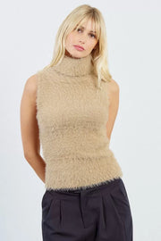 Sleeveless Turtleneck Sweater Molly Bracken