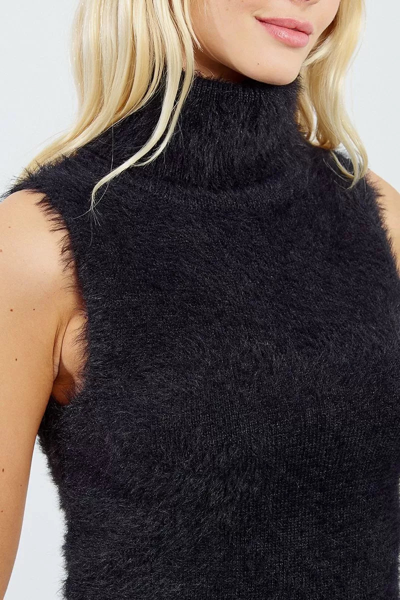 Sleeveless Turtleneck Sweater Molly Bracken