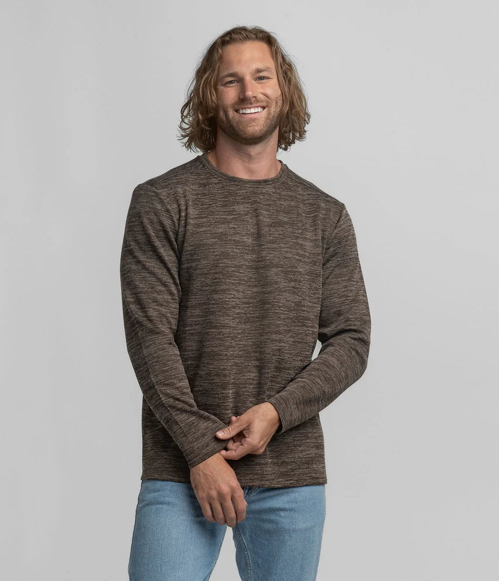 Elevated Long Sleeve Layering Crewneck Sweatshirt | Southern Shirt Co. Southern Shirt Co.