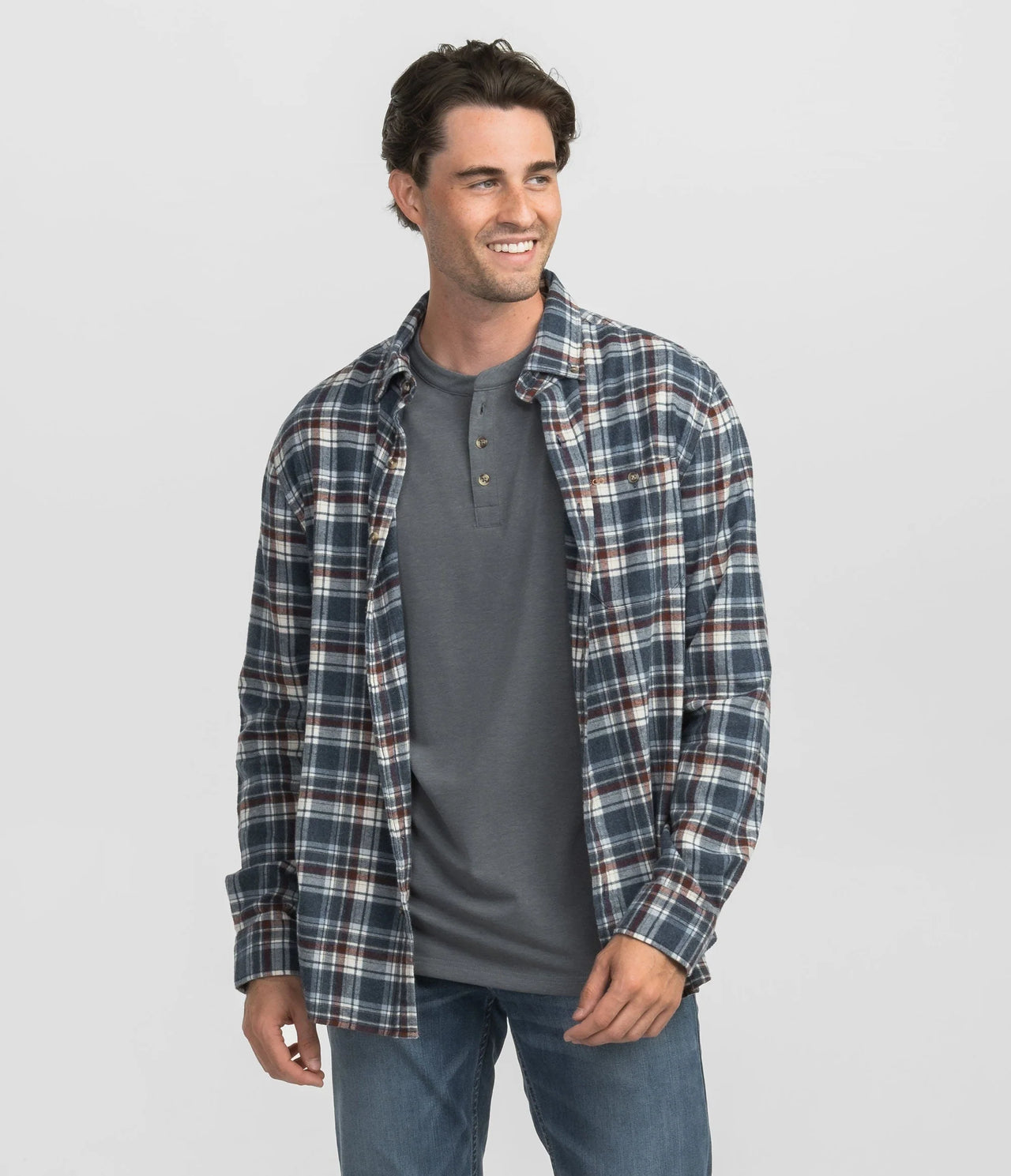 Boone Washed Flannel Long Sleeve