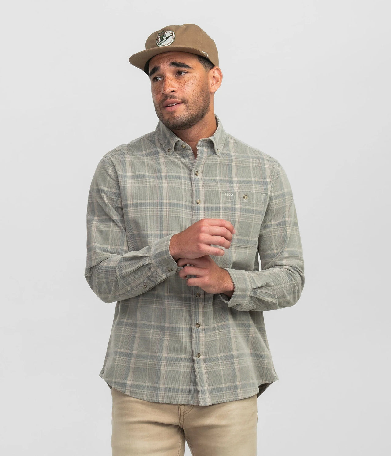 Braxton Lightweight Cord Flannel Long Sleeve