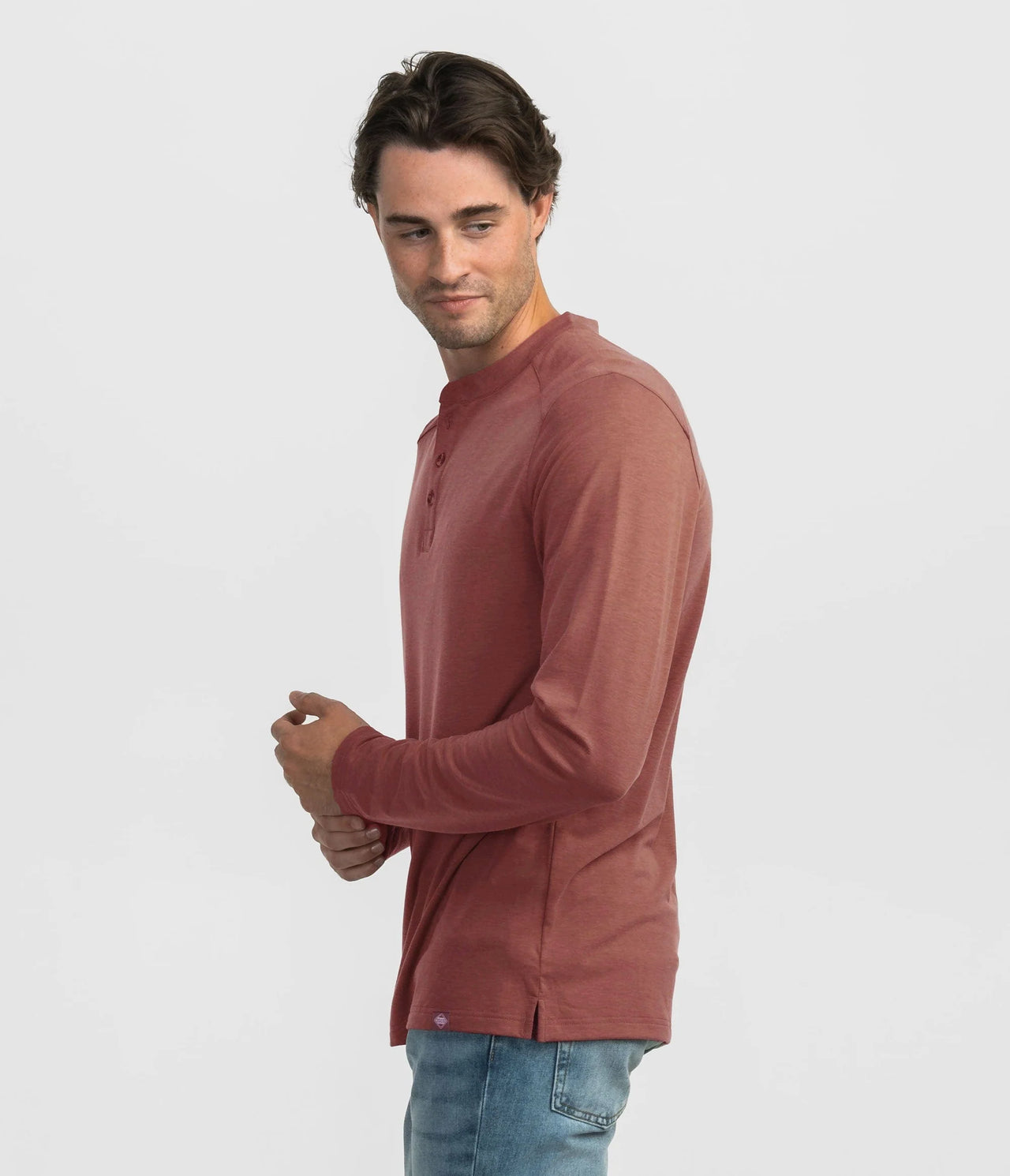 Max Comfort Henley Long Sleeve