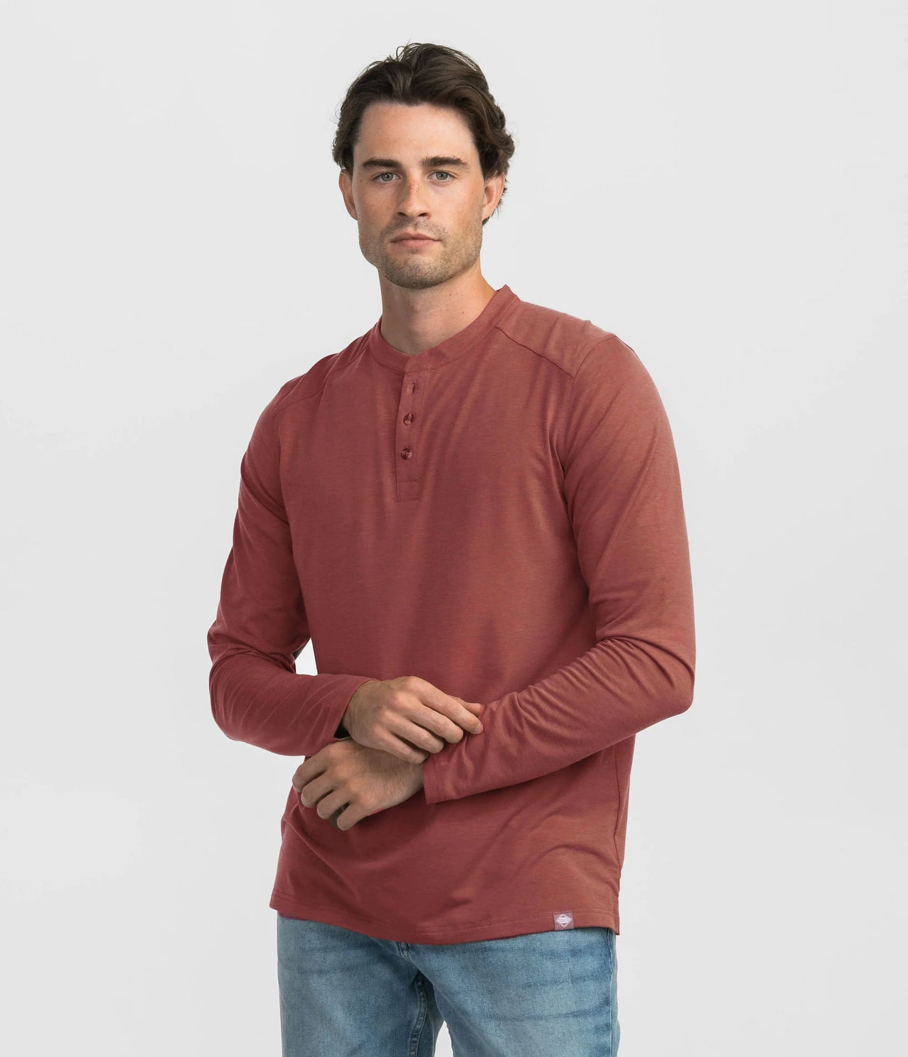 Max Comfort Henley Long Sleeve