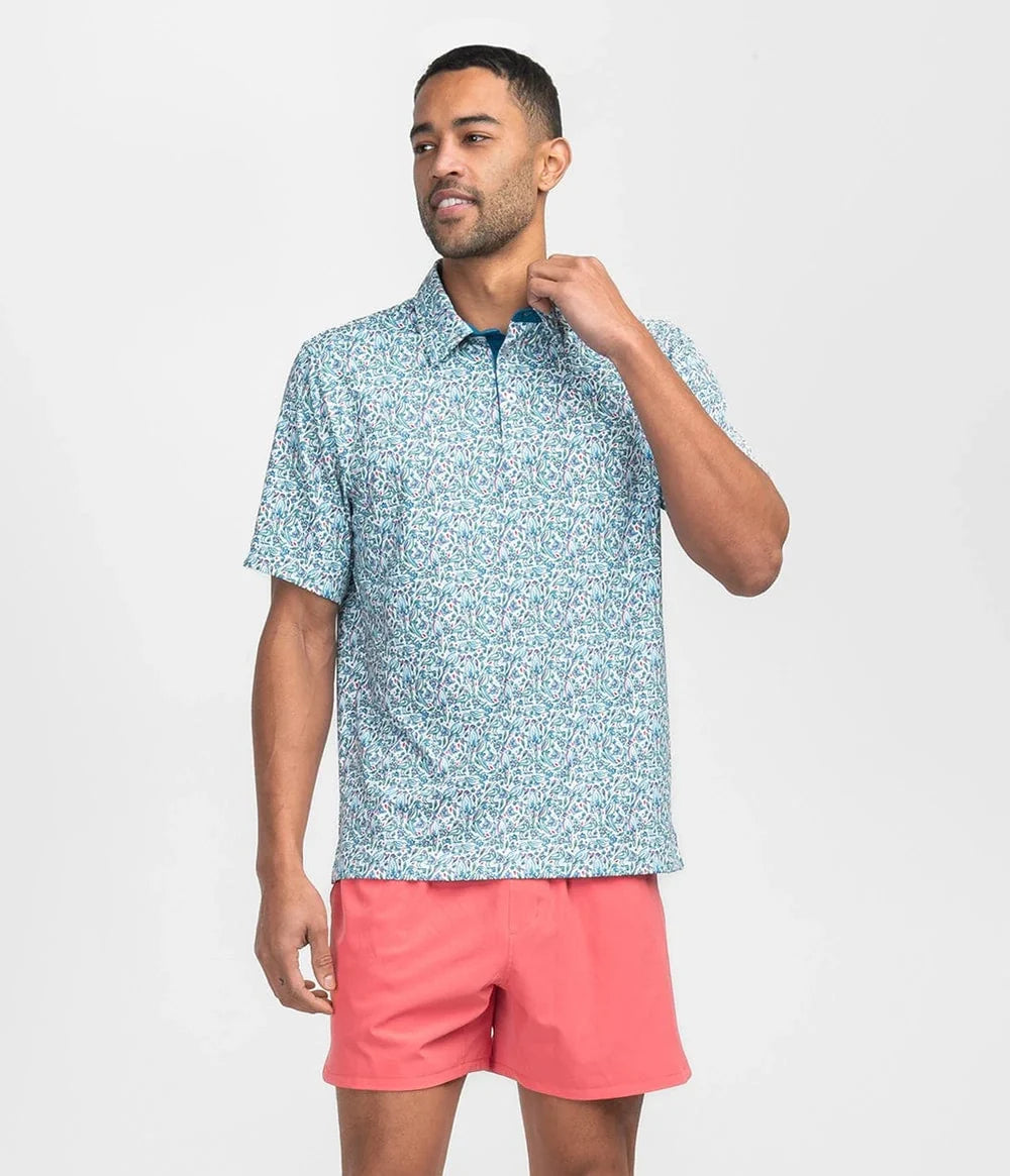 Birds of Paradise Printed Polo | Southern Shirt Co.