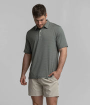 CRESTLINE STRIPE POLO Southern Shirt Co.