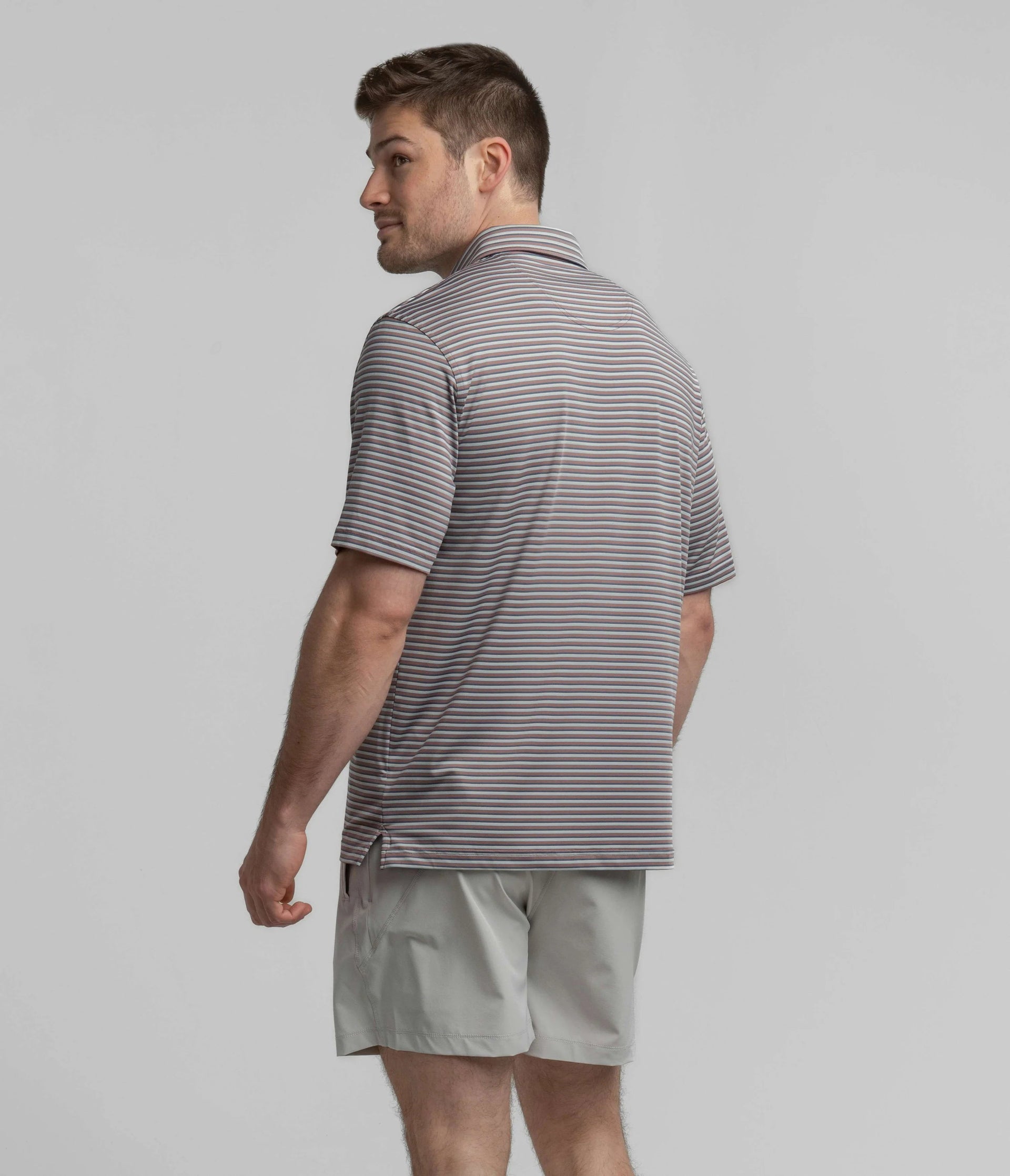 CRESTLINE STRIPE POLO Southern Shirt Co.