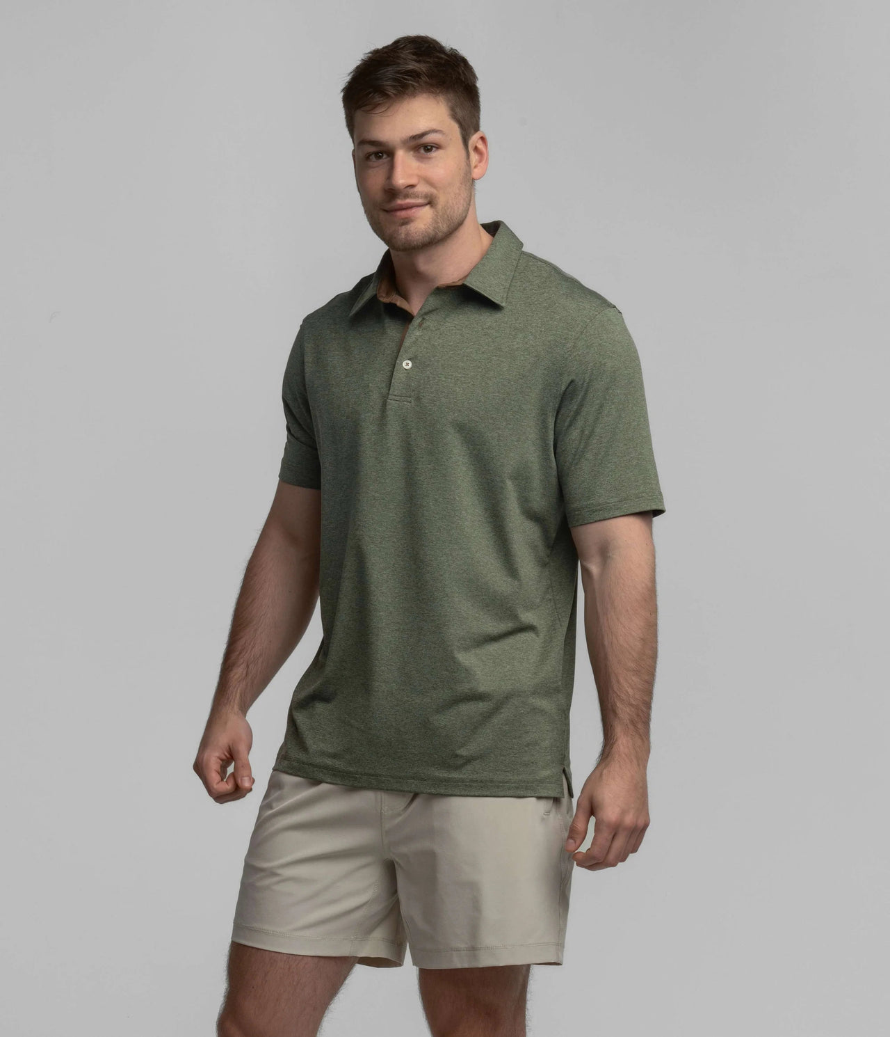 Men's Grayton Heather Polo | Southern Shirt Co. Southern Shirt Co.