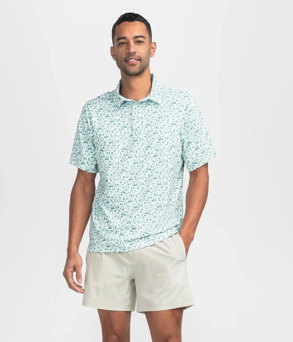 Men's Tapped In Printed Polo | Southern Shirt Co.