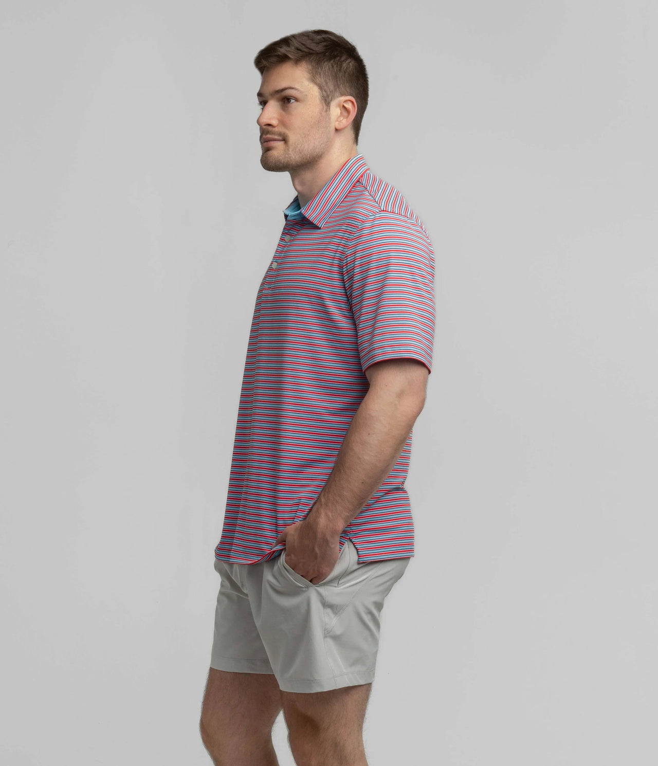 Scoreboard Stripe Polo Southern Shirt Co.