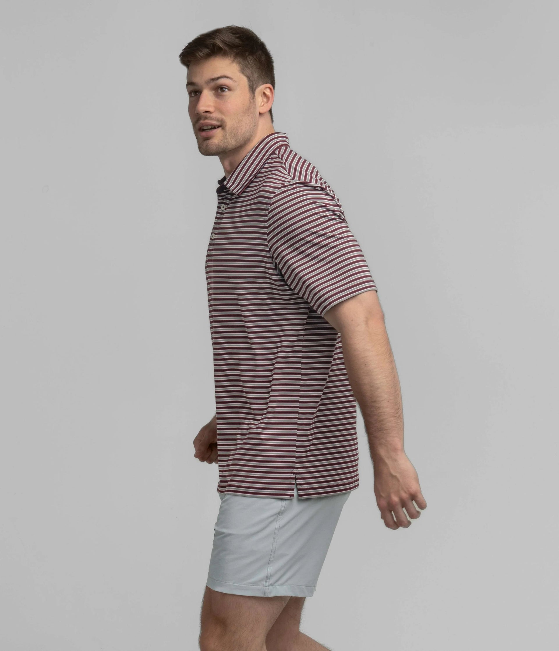 Scoreboard Stripe Polo Southern Shirt Co.